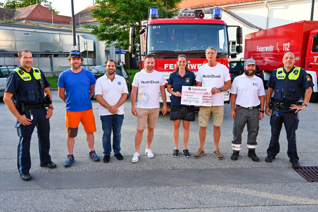 Abschluss Stadtradeln Penzberg – NutriDual sagt Danke und spendet 20.000 Euro an regionale Rettungsvereine