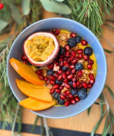 Goldenes Porridge - vegan