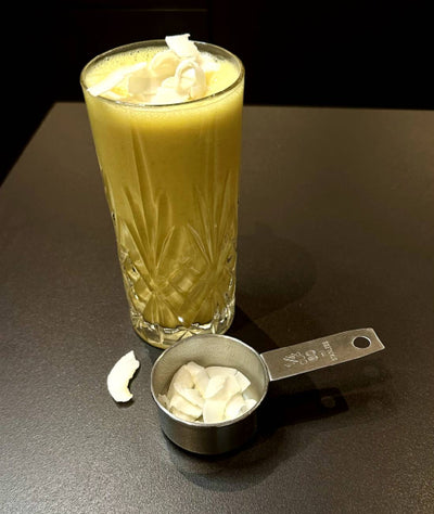 Goldener Kefir Bananen Smoothie