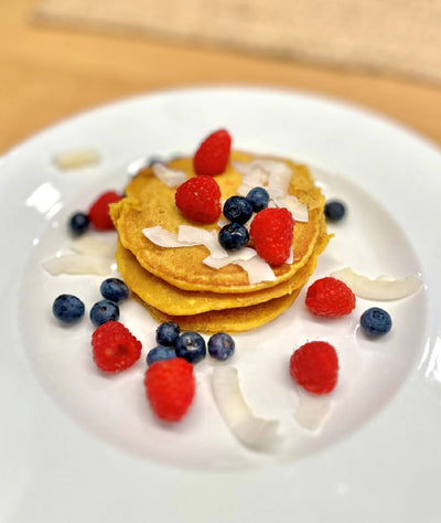 Goldene Pancakes - vegan